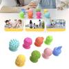 Silicone Sensory Texture Suction Cup Toy 8Pieces For Stress Reduction and Hand Relaxing Great for Office Adult Student