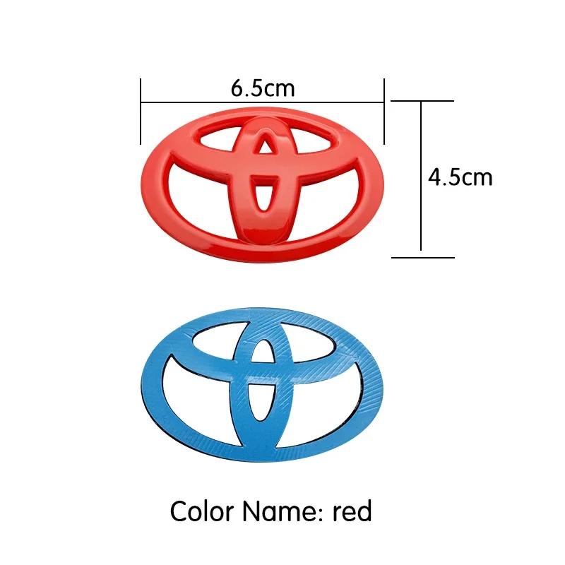 Bez demontáže Logo volantu Znaky na auto Samolepky pro Toyota Corolla Camry RAV4 Yaris Vios Hilux Prius CHR Příslušenství