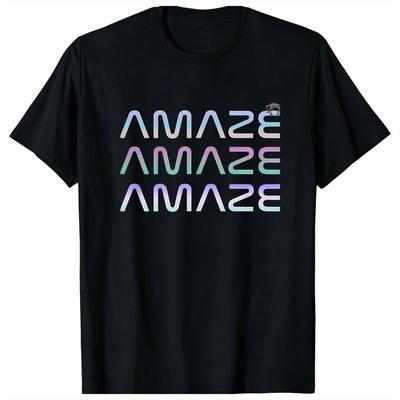 Amaze Amaze Amaze Rocky TShirt for Unisex  Casual 100 Cotton Tees Round Neck Short Sleeve T Shirts 4XL 5XL 6XL Clothing