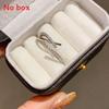Copper Zircon Geometric Open Ring For Female Dressy Hand Jewelry