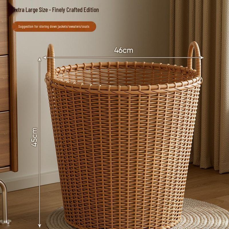 Elegant Large-Capacity Laundry & Toy Storage Basket