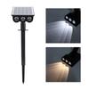 3LED Solar Spot Light Outdoor 2 Lighting Modes Solar Landscape Light for Yard  way Driveway Outdoor Garden
