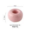 Ceramic Macaron Toothbrush Holder - Fashionable Dental Tool Stand for Couples