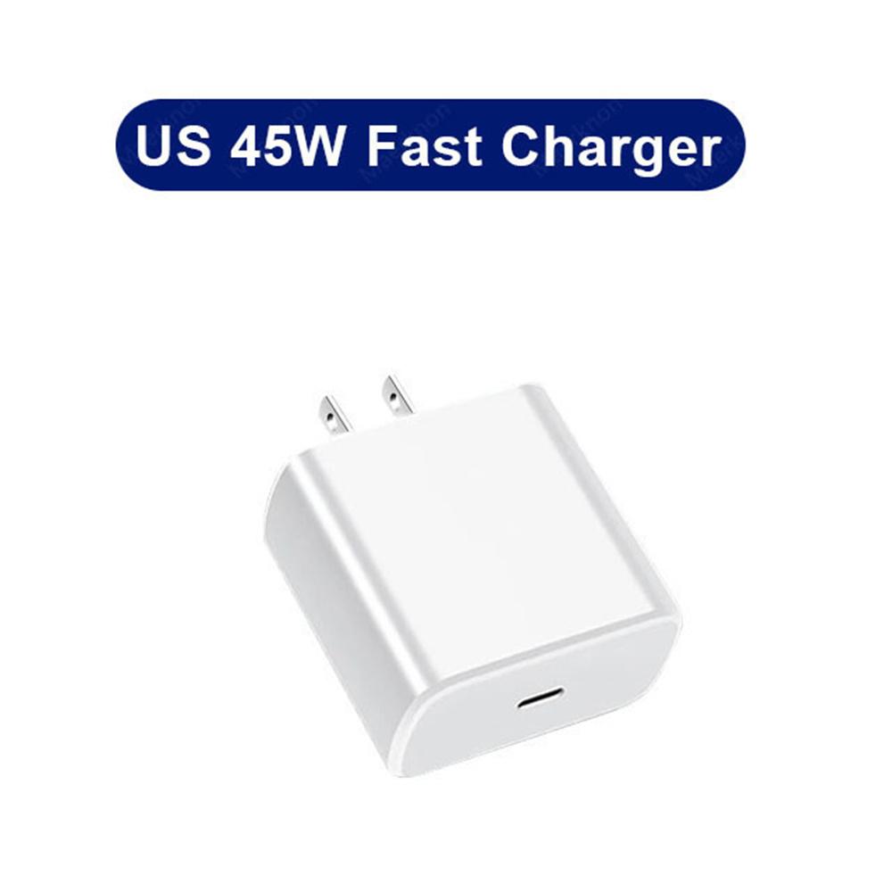 45W USB Charger Quick Charge Phone Adapter Type C Super Fast Charging Wall Charger For iPhone Samsung Xiaomi  EU/US Plug