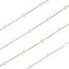 Simple Lady Pearls Sunglasses Chain Hanging Neck Anti-falling Eyeglass Cord Necklace
