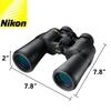 Nikon Aculon A211 10-22x50 Binoculars 8252 Black Bundle with Tripod Adapter Lens Pen Carry Case Neck Strap Lens Cloth Compact Bird Watching Hunting