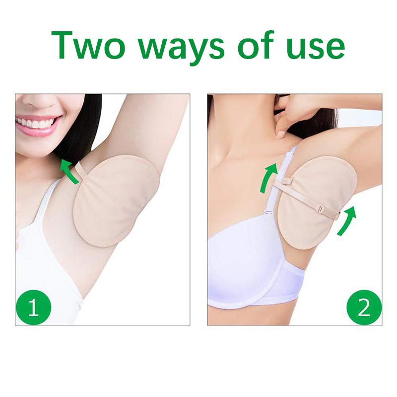 Achsel Schweißpads Waschbare Achselhöhlen Schweißabsorbierende Schutzpolster Kleid Schweiß Transpirationspads Schild Schulter Saugfähig Deodorant Pad