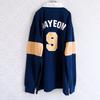 [USED] Like new! TWICE Nayeon NAYEON RUN long-sleeved polo shirt, navy, size XL