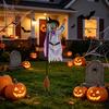 Animated Halloween Witch Decoration Lighted Haunted Sound Activated House