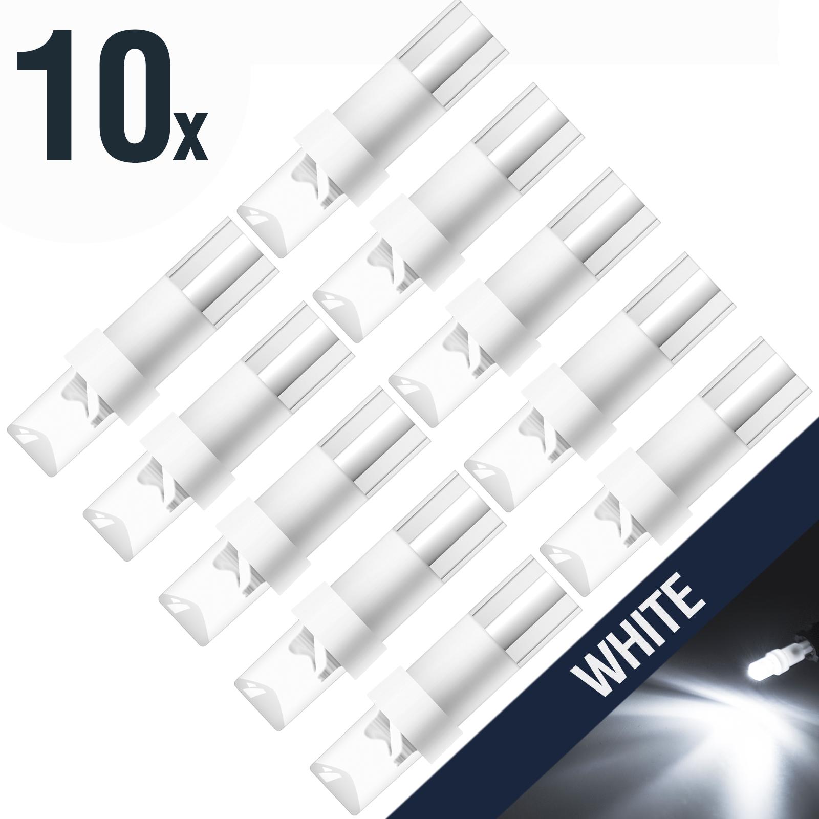 

10 светодиодных АВТОМОБИЛЬНЫХ ЛАМП T5, ЧАСЫ, ЦИФЕРБЛАТЫ ПРИБОРОВ, ПРИБОРЫ, ПОДСВЕТКА НА ПАНЕЛИ, 286 Вт, 1,2 Вт.