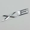 3D ABS Chrome Black Logo X6 Nameplate Sticker Rear Trunk Emblem Badge Decals For BMW E70 E71 G06 F16 F86 M50d Car Accessories GX6