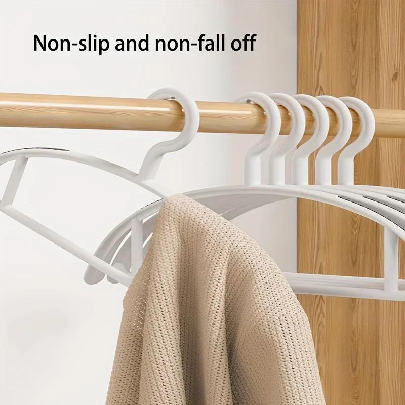Household Non-slip Hanger, Thick And Wide Shoulder Plastic Drying Rack, Used To Hang Clothes Wholesalers Amagi