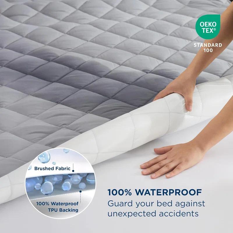 Protège-matelas imperméable Drap-housse, 1 pièce seulement, Résistant à la poussière et aux taches, Isolation de l'urine, Sans taies d'oreiller, Linge de lit minimaliste