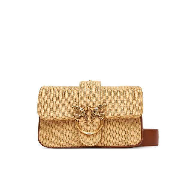 Tasche PINKO Love One Mini Slouchy Fl PE 25 PLTT 104340 A2CF beige