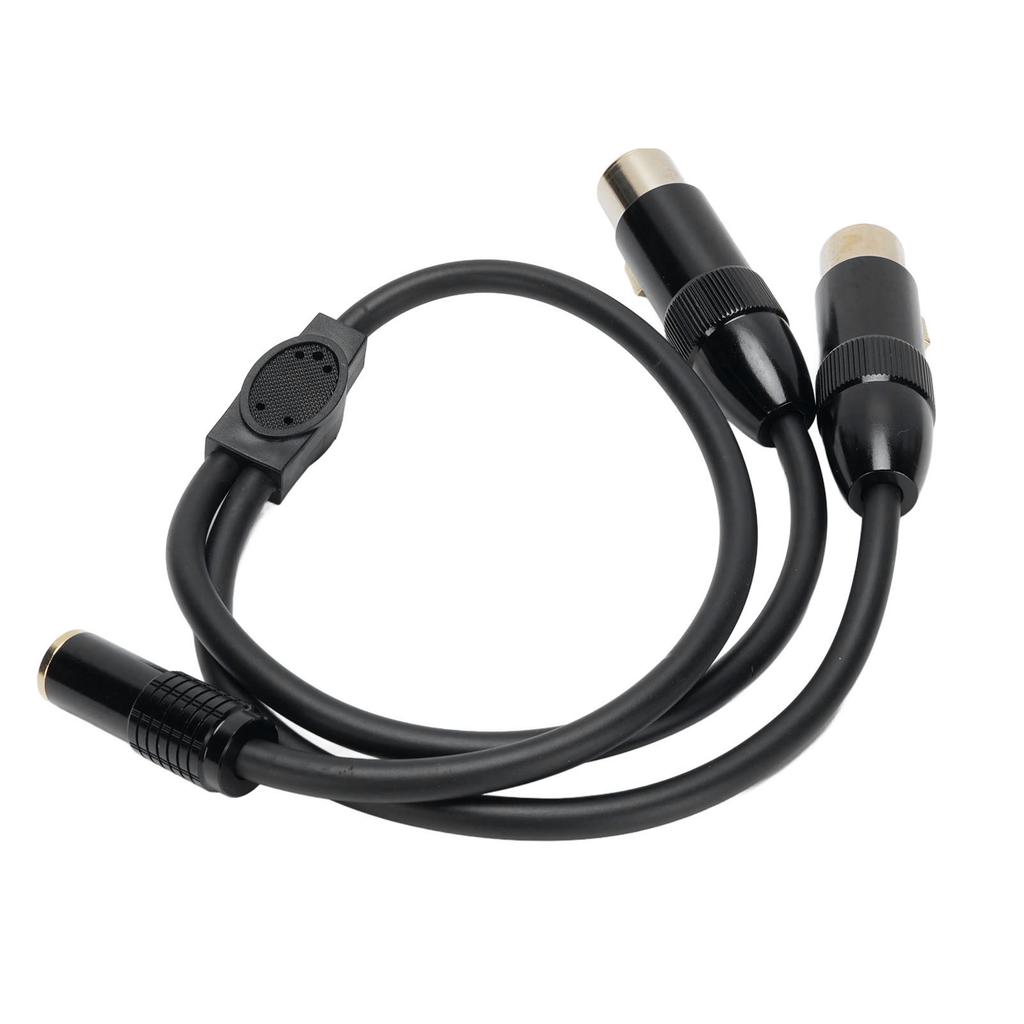 3,5 mm Buchse auf Dual XLR Buchse Kabel 0,5 m Länge 3,5 mm 1/8 Zoll AUX auf XLR Unsymmetrischer Y-Splitter Ka