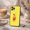 Funny Cute Food Fancy Phone Case For iPhone17,16,15,14,13,12Plus,Pro Max,XS,5G Soft Silicone Black Cover