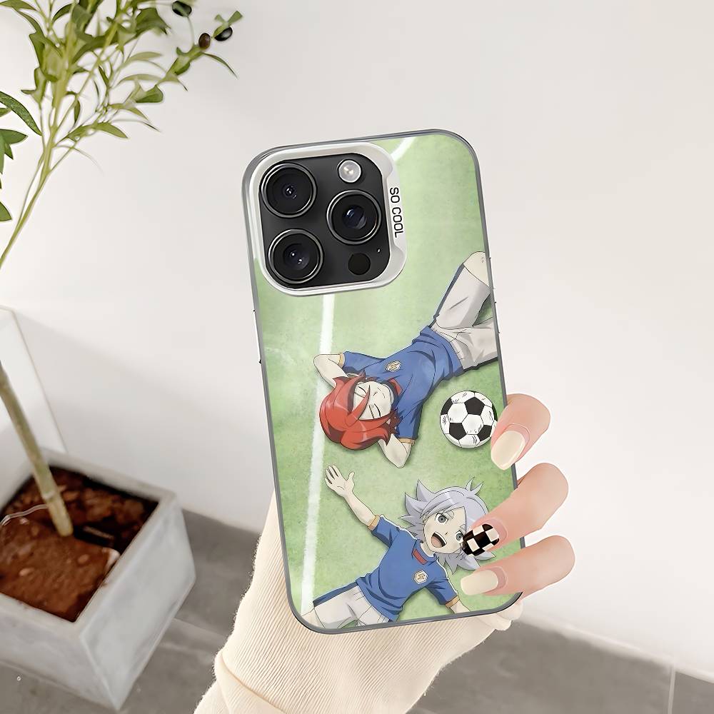 

Football I-InazumaS Eleven 11 Phone Case For IPhone 17 16 15 14 13 12 11 Pro Max Plus Color Shockproof Back Silver Cover iphone16ProMax