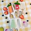 Reusable Silicone Ice Cream Molds DIY Fruit Popsicle Dessert Chocolate Cake Kids Craft Tool