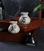 Sushi Shop Sashimi Plate Decoration Ceramic Small Bottle Dry Ice Japanese Kitchen Tableware Restaurant Toothpick Holder Storage