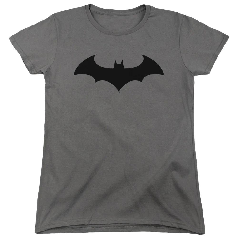 

Batman Hush Logo Womens T Shirt Charcoal Officially Licensed 4XL