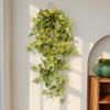 Faux Maple Leaves for Autumn Decor 5?Fork Artificial Leaf Hanging Vine, Fake Foliage Wall Autumnal Festivals Plant, Simulated Greenery Vine