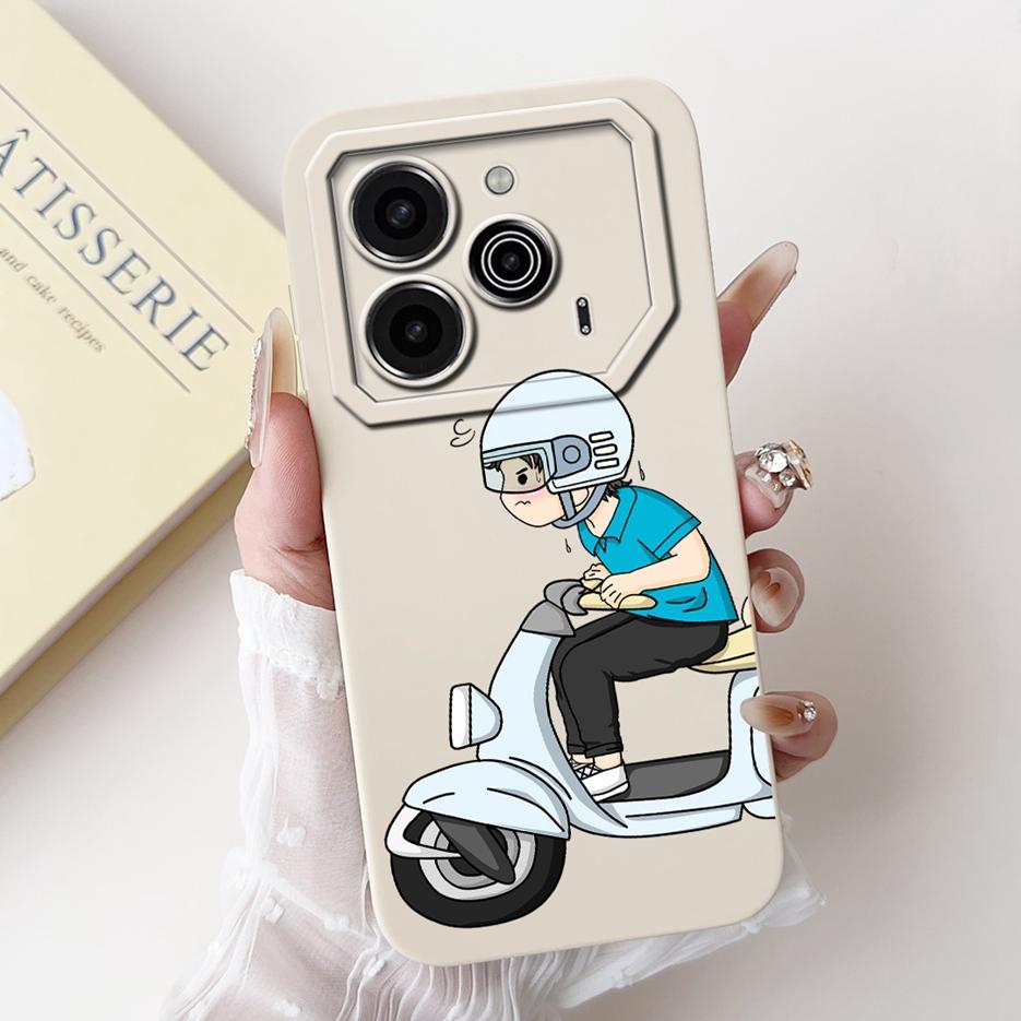 For Tecno Pova 6 Pro 5G Case LI9 Stylish Art Painted Cover Soft Silicone Phone Cases For Tecno Pova 6 Pro Pova6 5G Fundas Bumper