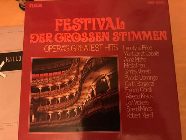 

LP Record LEONTYNE PRICE, ANNA MOFFO, PLACIDO - Festival Der Grossen Stimmen RK11517 RCA VICTOR RED Germany Classical Used