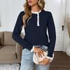2025 Sweet Retro Women's Lace Patchwork Gray Sweater for Autumn/Winter