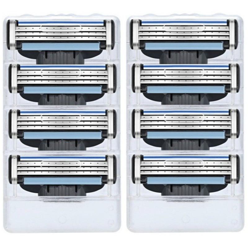 8шт мужская безопасная бритва лезвие уход за лицом бритва лезвие острое ручное бритвенное лезвие бритье 8Pcs