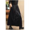 Women's Spring Autumn Winter Japan South Korea Temperament Retro Corduroy Skirt Elastic Waist Temperament Pendulum Skirt Velvet Long Skirt