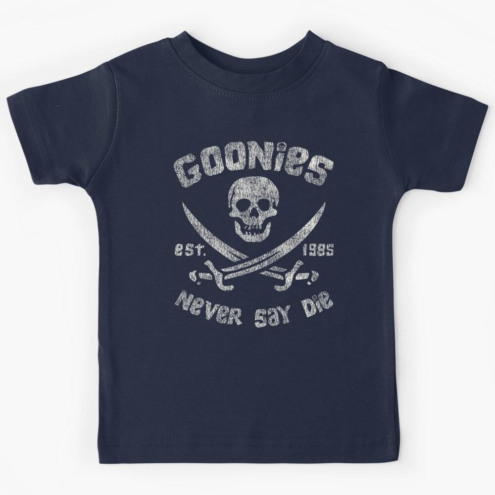 The Goonies Never Say Die Worn Out Kids T-Shirt 140