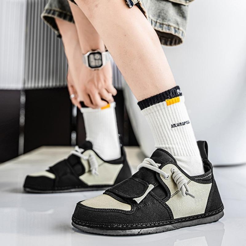 Fashion Originality Design Trend Men Casual Shoes Fashion Comfortable Canvas Vulcanized Shoes Fashion Tenis Platform Sneakers Board Shoe