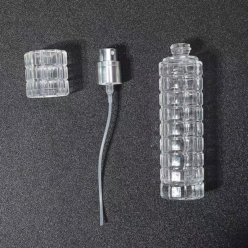 1Pc 30Ml Glass Perfume Bottle Portable Refillable Travel Cosmetic Container