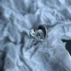 Silver Ring with Cubic Zirconia, Product Weight 2.51 G (2187394)