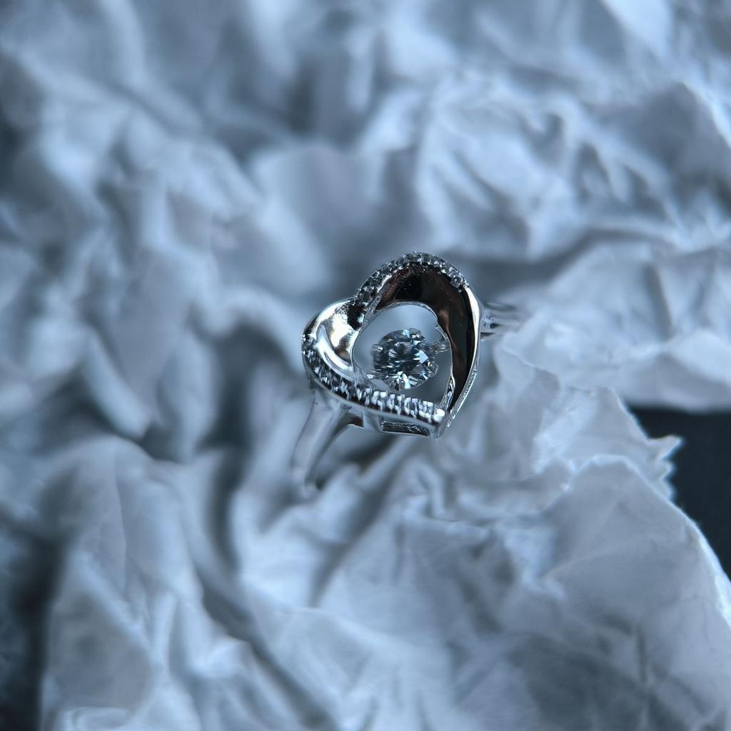 Silver Ring with Cubic Zirconia, Product Weight 2.51 G (2187394)