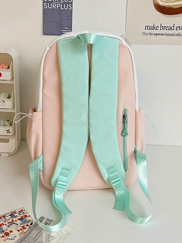 Minimalist Nylon Backpack For Women With Design And Laptop Storage For School Use
