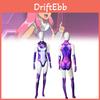 Teen Titans Starfire Cosplay Jumpsuit Halloween Costume For Adults Kids 3d Print Stretchable Breathable Fabric