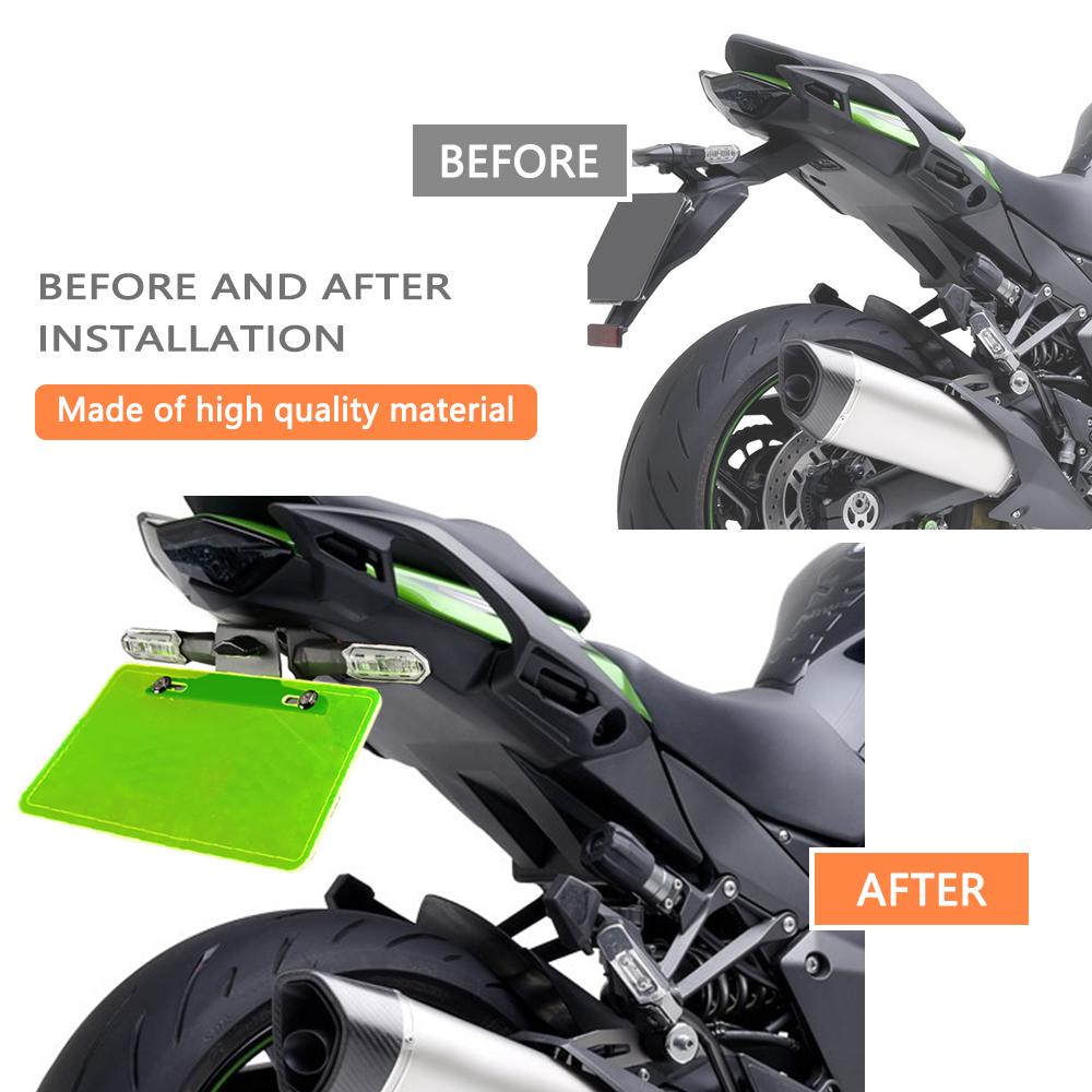 For Ninja 1100SX 2025 2024 Tail Tidy Fender Eliminator Short Rear TAIL License Plate Bracket Registration Number Frame