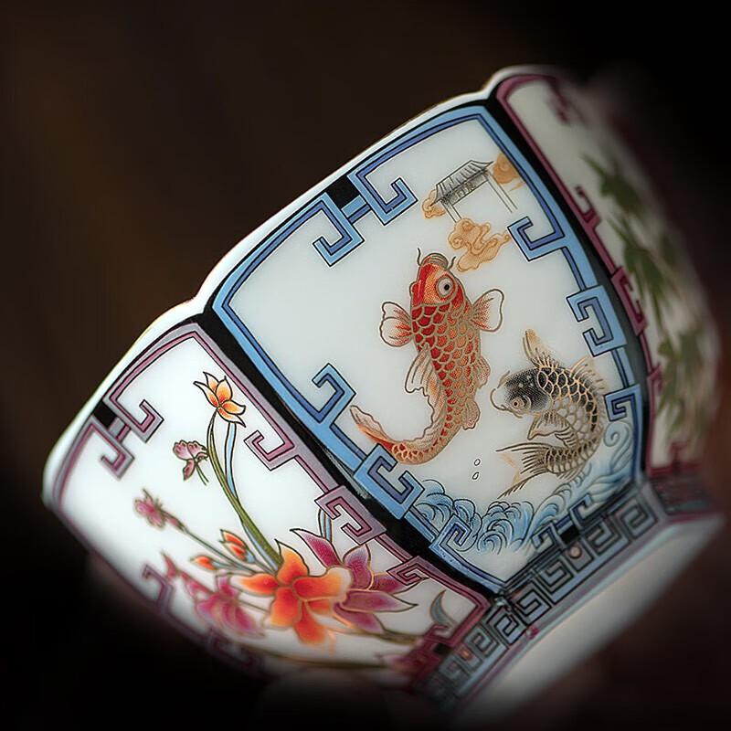 Tai Xi Ge White Jade Porcelain Master Tea Cup