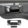 LLKUANG ABS Tailgate Handle Decorative Cover Fit for Toyot@ Tundra 2014-2021 Tacoma 2015-2021 Car Rear Trunk Door Handle Panel Cover Exterior