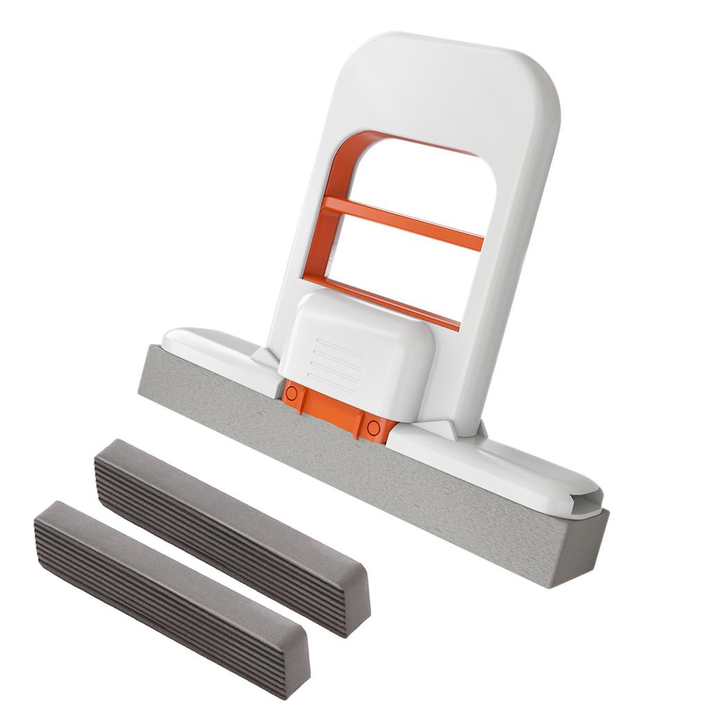 Compact Foldable Mini Desktop Mop For Quick Cleanup Absorbent PVA Sponge Safe On Glass And Mirror Handheld Cleaning Tool