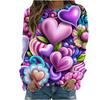 Christmas Sweatshirts Flower Floral 3D Print Women Autumn Fashion Hoodies Streetwear Y2k Pullovers Harajuku Tops Woman Clothing
