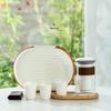 Mr. Nanshan Zen White Portable Glass Tea Set