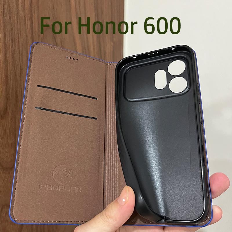 Magnetic Genuine Leather Skin Flip Wallet Book Phone Case Cover On For Honor 50 70 90 200 300 400 500 600 Pro Plus Lite Global