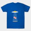 Unisex Fashion TShirt Cool Bacon And Eggs Ufo Print TShirt Plus Size S-5XL T-Shirt 100%Cotton Tops O Neck Short Sleeve Tees