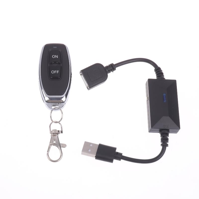 1 Set Power On/Off Usb 433Mhz Wireless Rf Remote Control Switch Suitable For Led Light Strip Reading Lamp Light Fan
