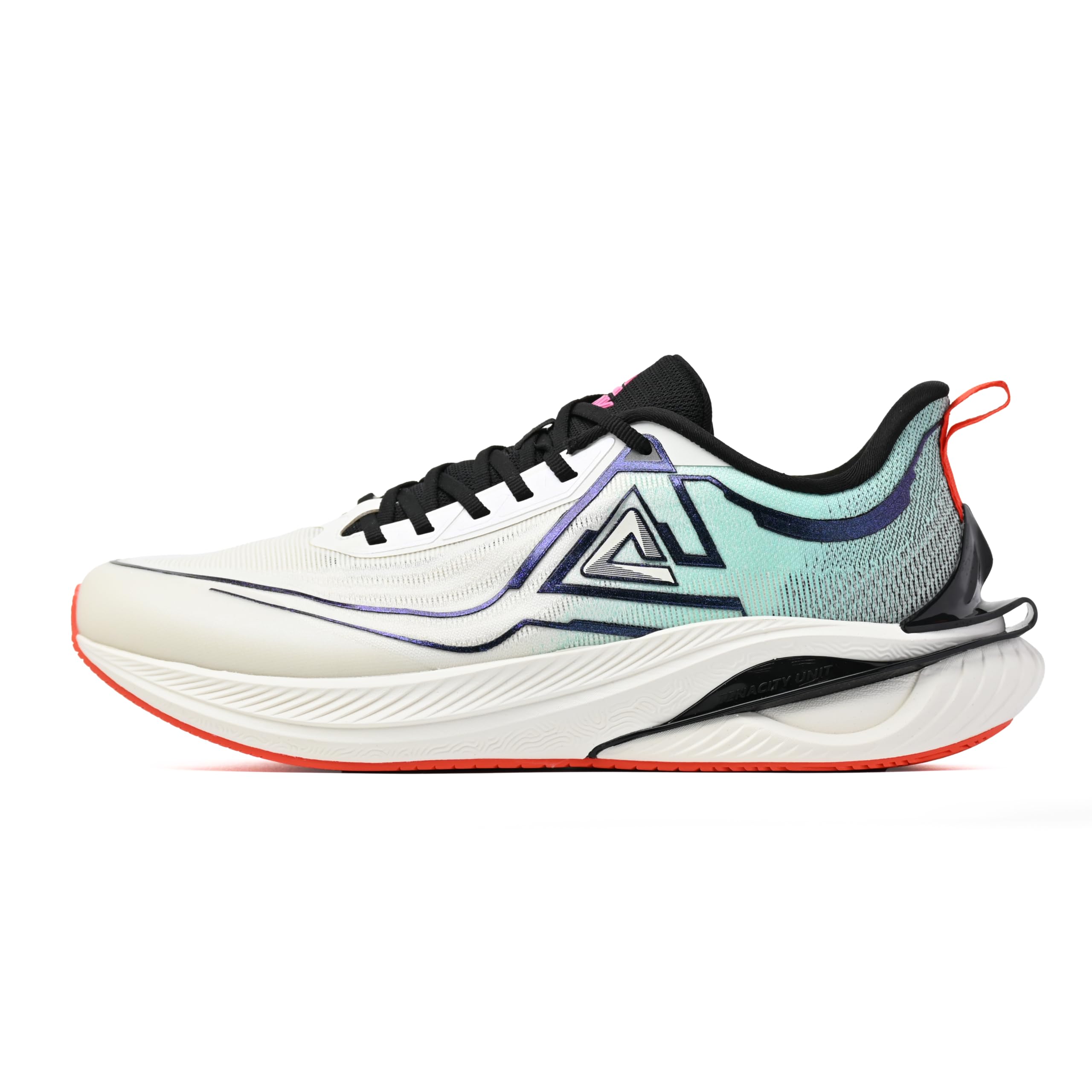 

Peak TAICHI LIGHT SHUTTLE EXT51461H Men s Running Shoes, White/Black/Green, Size 26.5cm, E