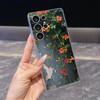 Red Campsis Flowers On Wall Case for Samsung Galaxy S26 S25 S24 S23 S22 S21 S20 FE Plus Soft TPU Slim Fit Shockproof Cover