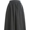 Shop   Women Cargo Shirring Banding Long Skirt Black Stj Wsk 12116