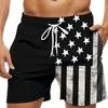 Pantaloncini da Bagno con Stampa Bandiera Americana Estivi da Uomo Pantaloncini da Spiaggia Traspiranti Corti Asciugatura Rapida Pantaloncini Sportivi Jogging Uomo Pantalone Corto